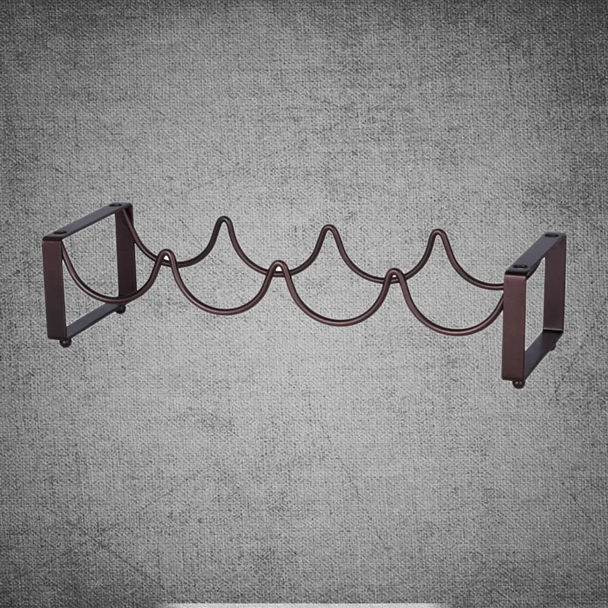 Vintage Retro Strong Creative Wire Wine Rack Bottles Display Stand Storage Holds 4 Home Accessory | Дом и сад