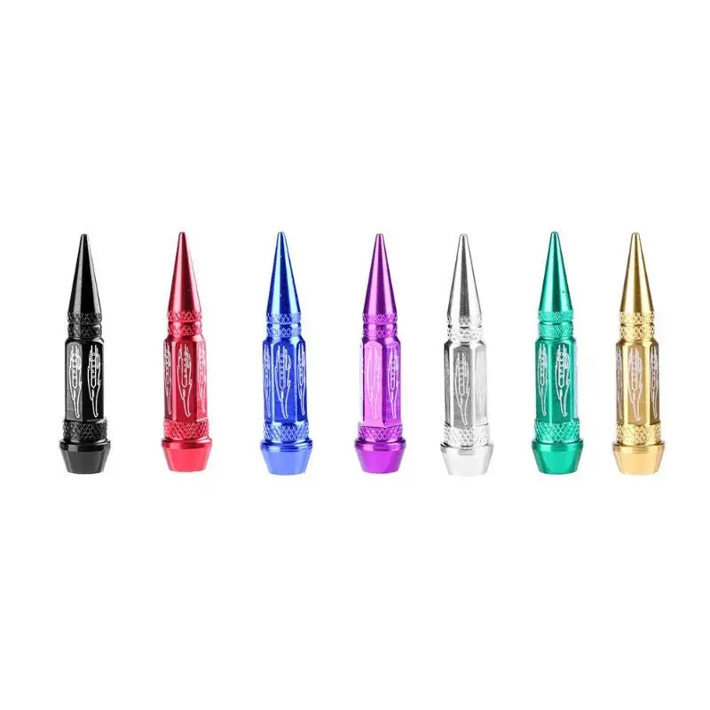 4 шт./компл. алюминиевый сплав шип дизайн универсальный автомобильный колпачок