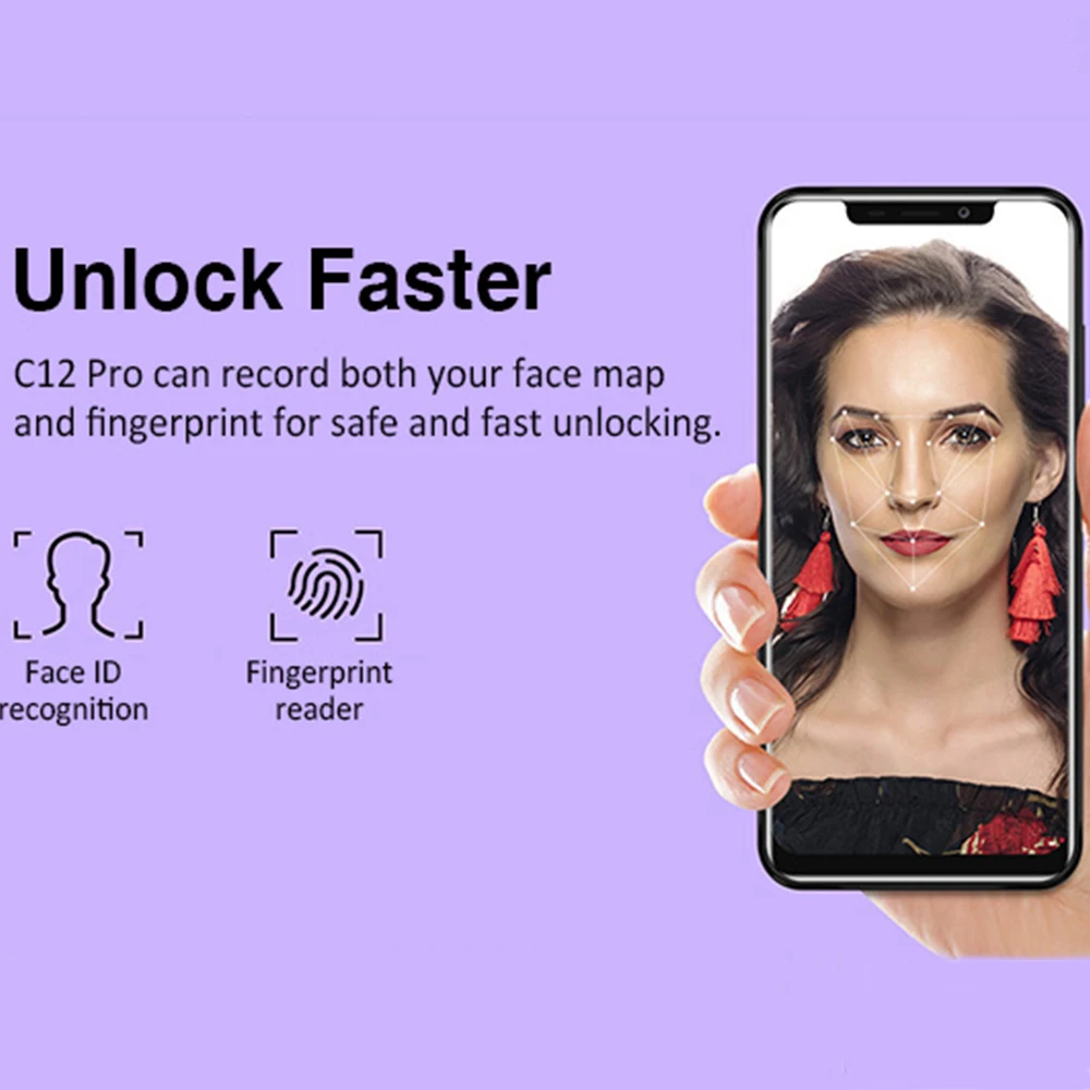 Смартфон OUKITEL C12 Pro Face ID 4G 6 18 &quotчетырехъядерный процессор MTK6739 2 ГБ + 16 Гб 8 Мп 2MP