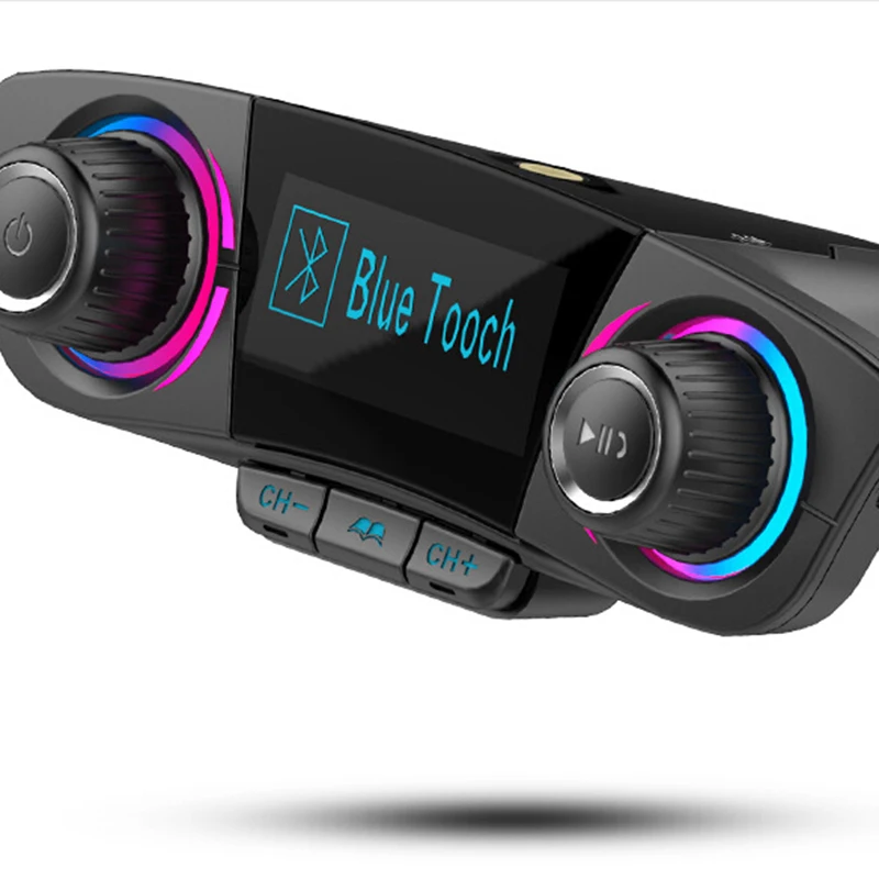 Черная Автомобильная Зажигалка 130*100*35 мм Bluetooth 4 0 fm передатчик mp3 плеер