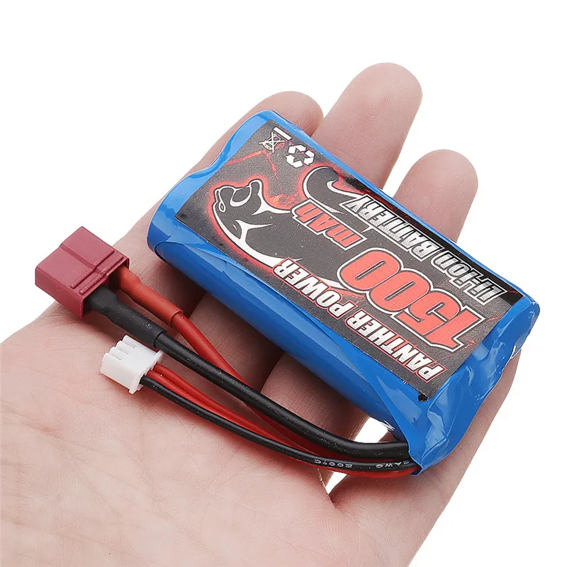 Remo 7 4 V 1500mAh Lipo батарея для 1631 1/16 RC автомобиля T вилка|Детали и аксессуары| |