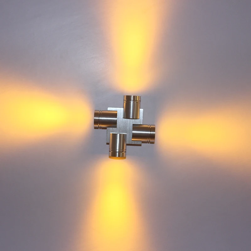 4 Вт четыре головки Эмиссионный современный светодиодный потолочный светильник