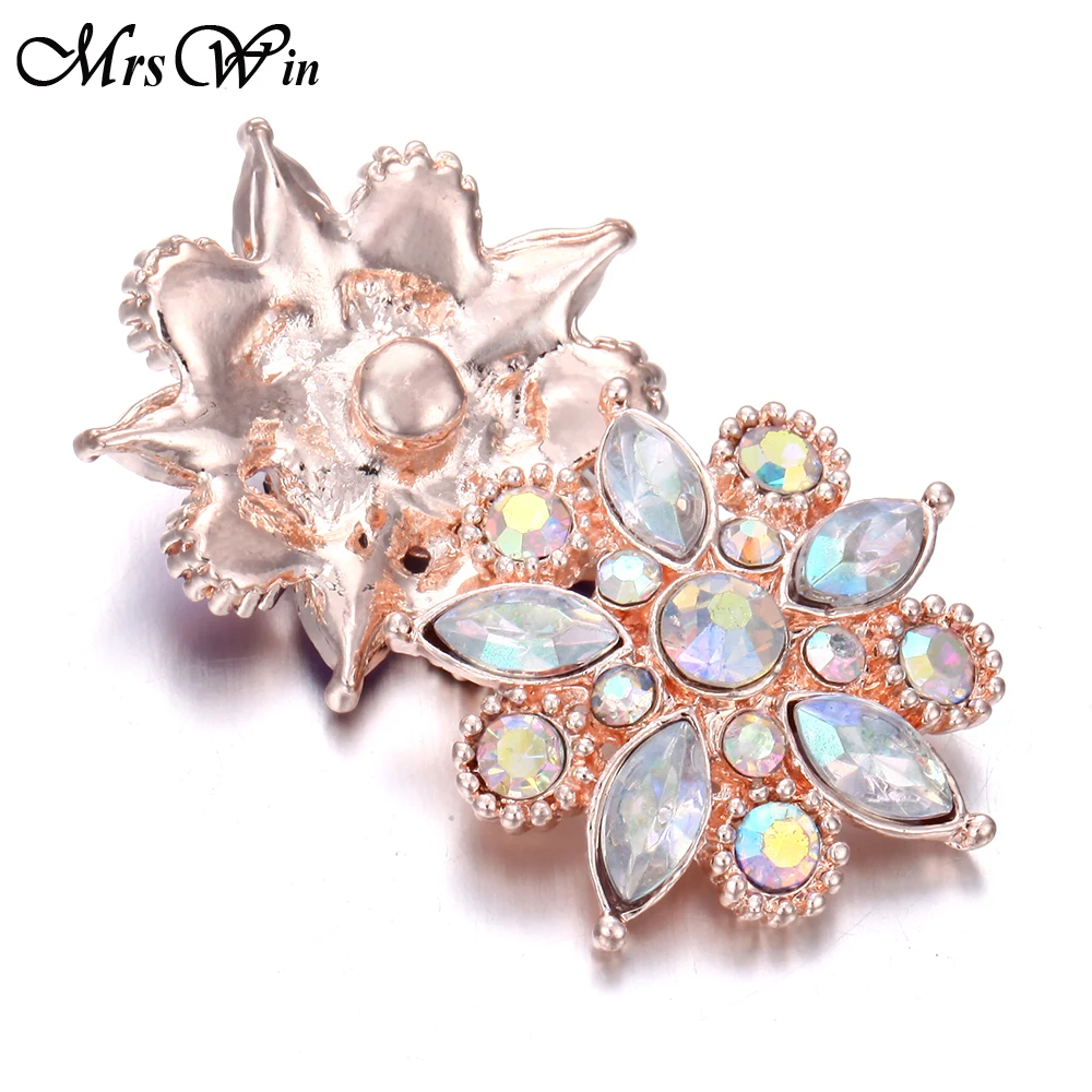 6 шт./лот новые ювелирные изделия из розового золота с пуговицами 18 мм