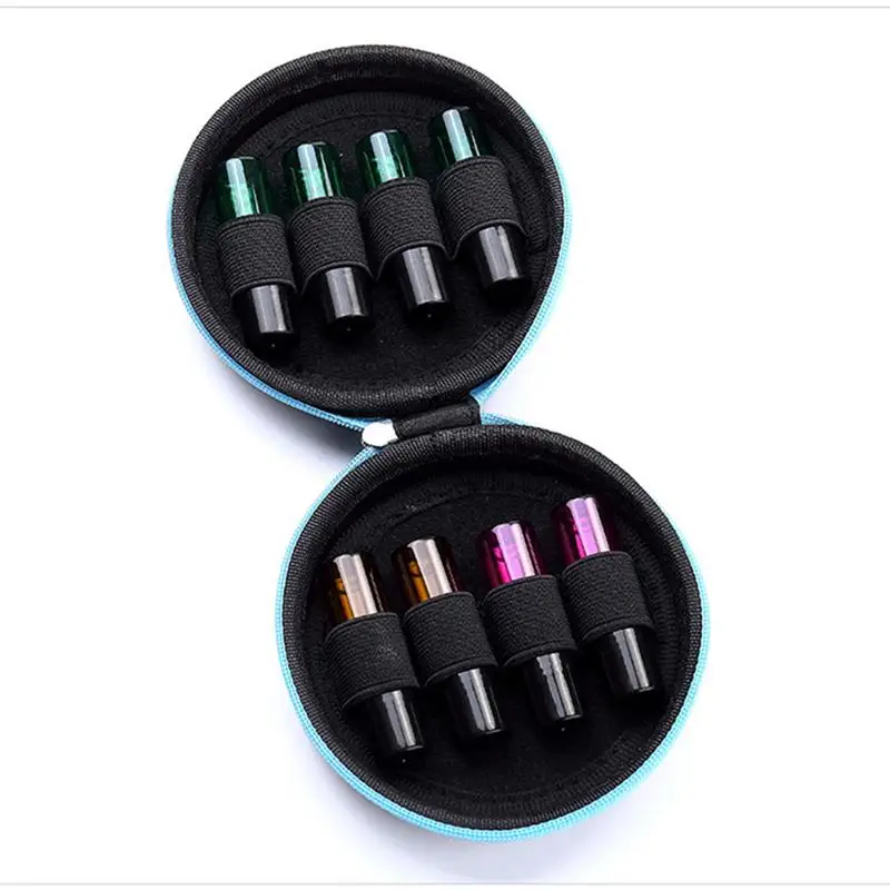 Essential Oil Bottle Storage Bag EVA Mini 8 Grid 5ML Portable Box Anti-Pressure Small Lipstick Organizer Durable Travel Cabinet | Дом и сад