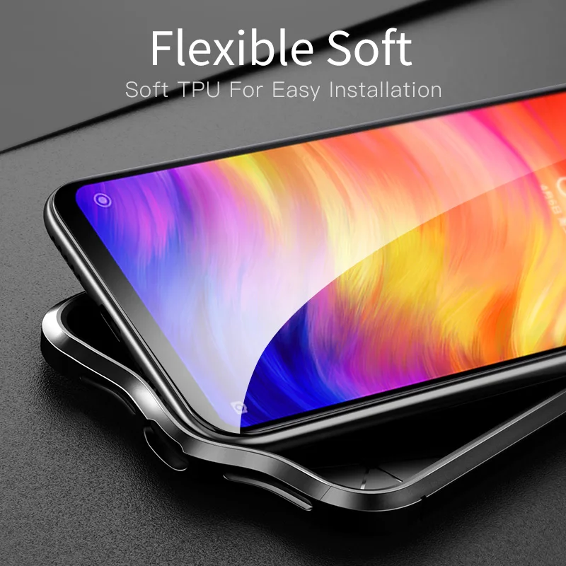 Msvii Mobile Phone Case For Xiaomi Redmi Note 7 Silicone Pro Leather Screen Protector |