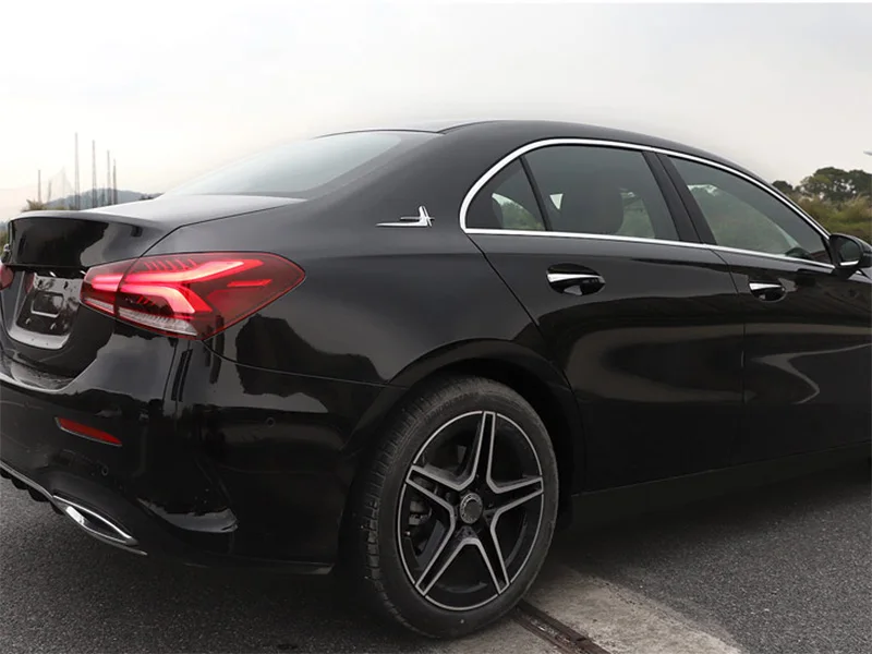 Для Mercedes Benz A Class A180 A200 2018 2019 автомобильный значок на угол заднего стекла эмблема