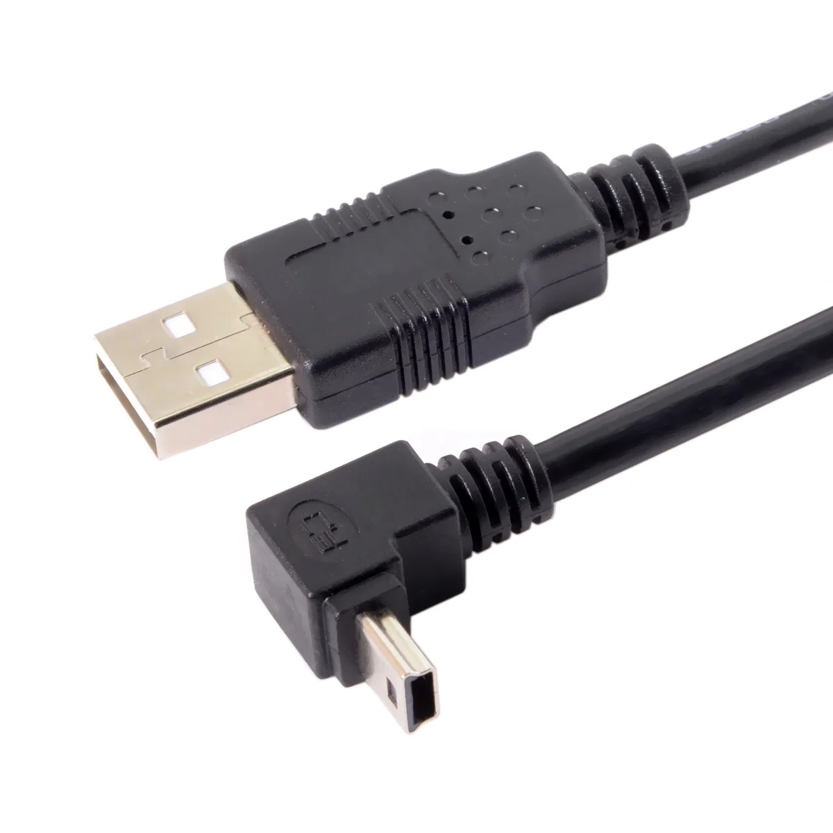 CYSM 5pin Mini USB 2 0 B Тип папа 90 градусов вниз угловой к кабель для передачи данных 5 м |