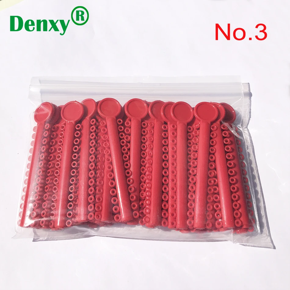 Denxy 1040 шт./пакет (4 шт) стоматологии Ортодонтическая щеточка лигирующая полосы