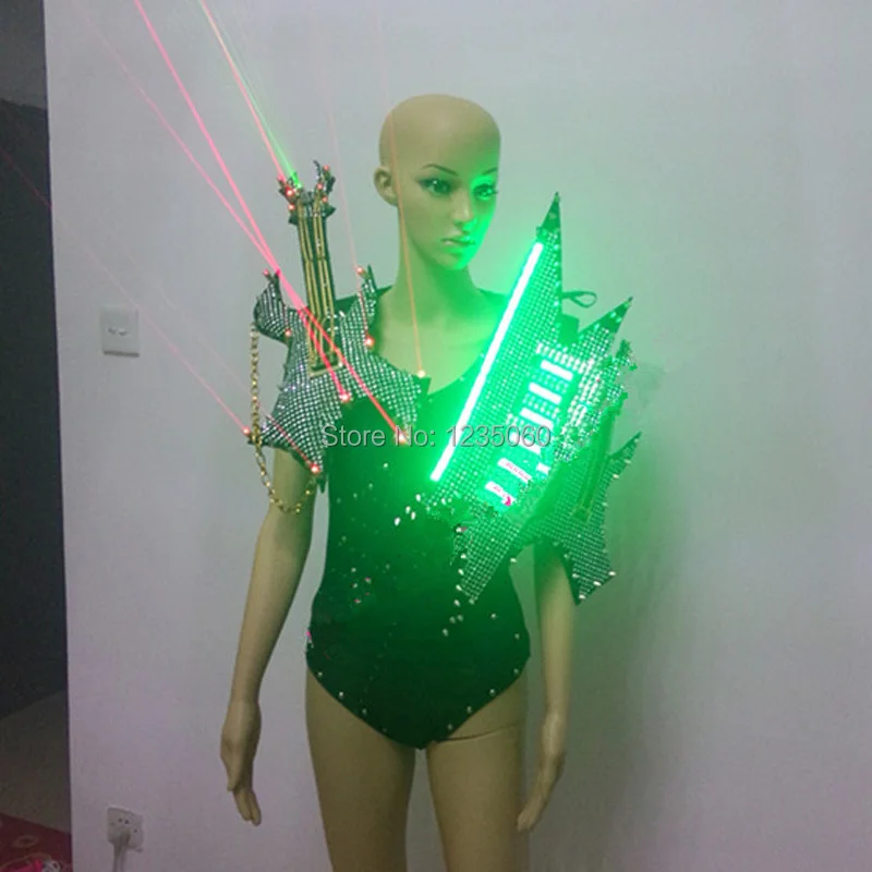 Новинка 2019 стильные женские костюмы для певицы лазерное платье без рукавов с