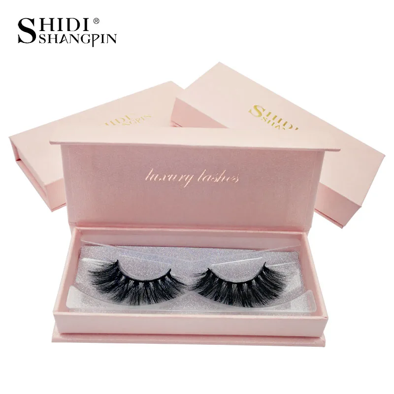 SHIDISHANGPIN 1 Pair mink eyelashes natural long 3d lashes box false hand made lash eyelash extension | Красота и здоровье