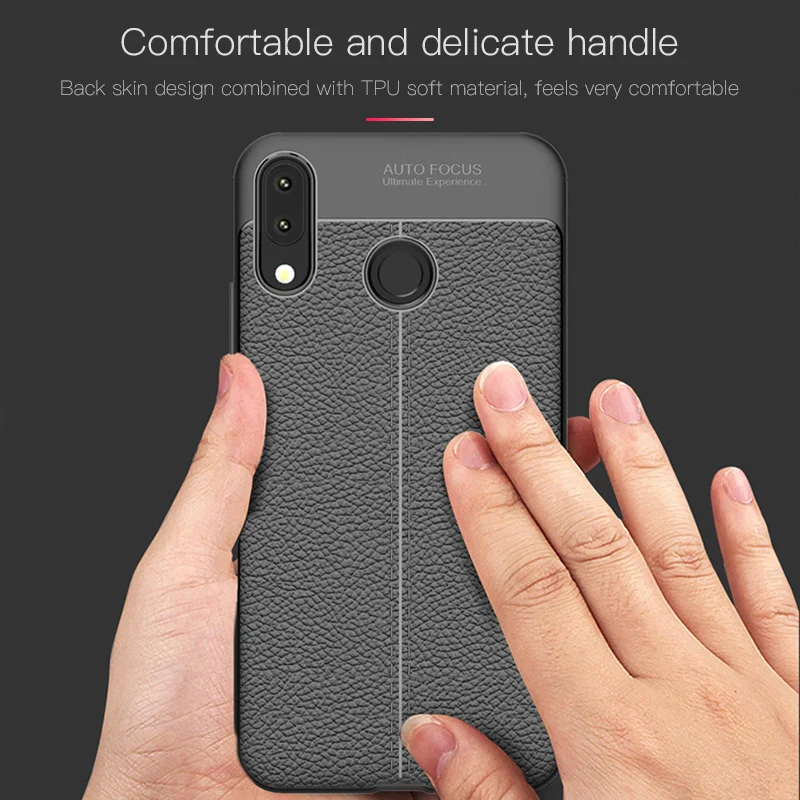 Luxury Soft Shockproof Leather Grained TPU Back Cover For Coque ASUS ZENFONE MAX Pro(M1) ZB602KL ZB601KL ZB550KL M1 |