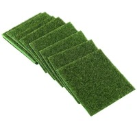 10 pcs real touch fake moss artificial grass mat turf lawn garden micro landscape ornament home garden decoration supplies