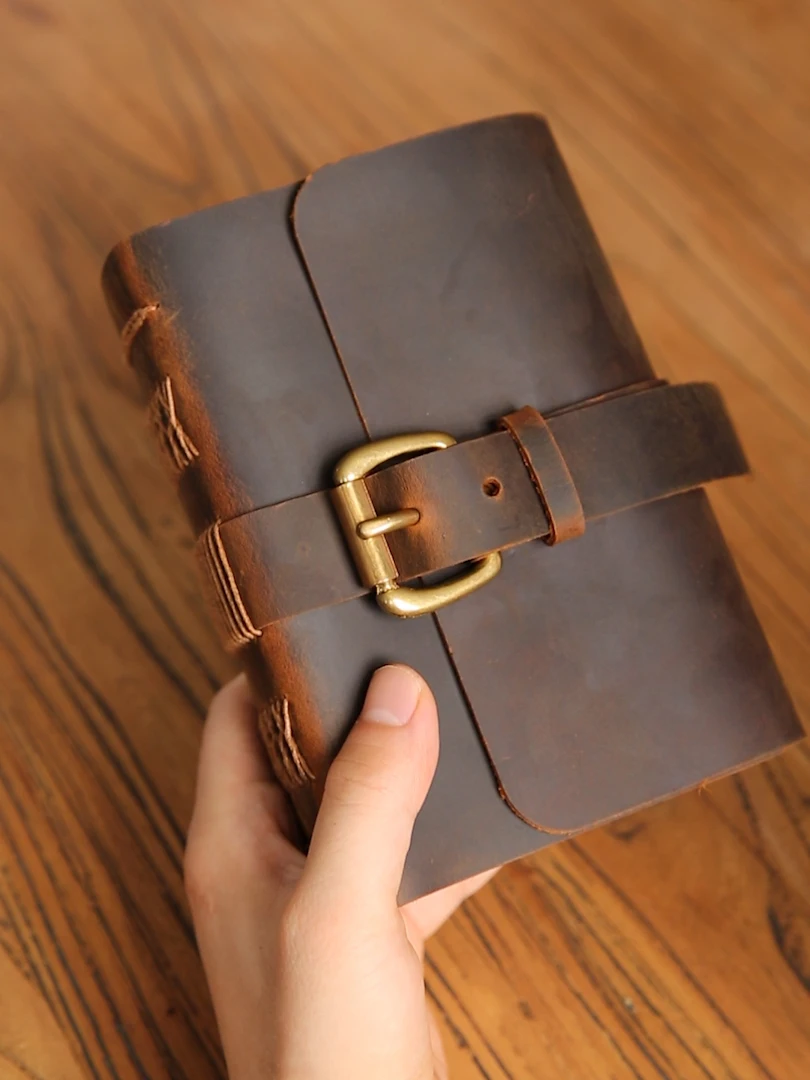 

Handmade 100% Geniues Leather Notebook, Journal Book,Stationery Gift