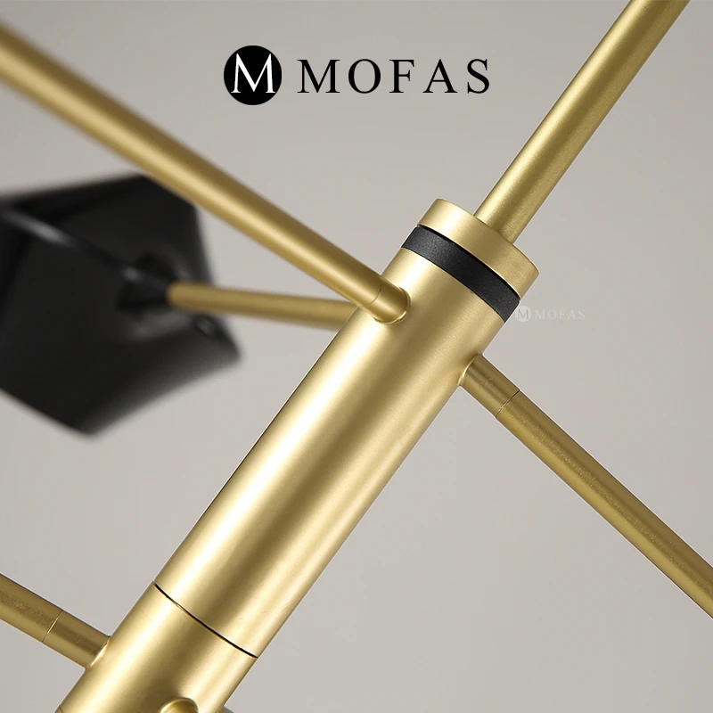 MOFAS современный Nordic Минималистский светодиодная люстра E14 светодиодный