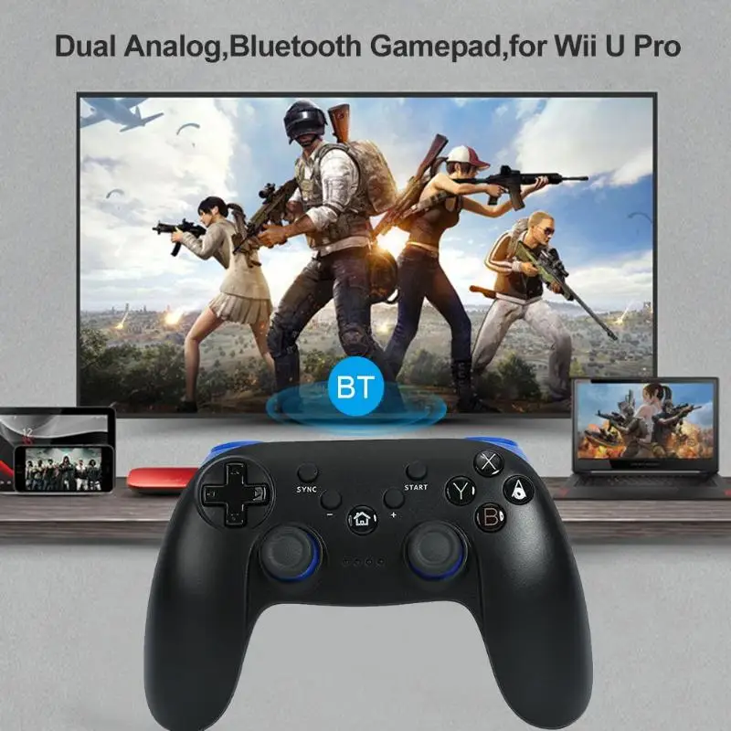 Классический двойной аналоговый Bluetooth геймпад контроллер Джойстик для Wii U