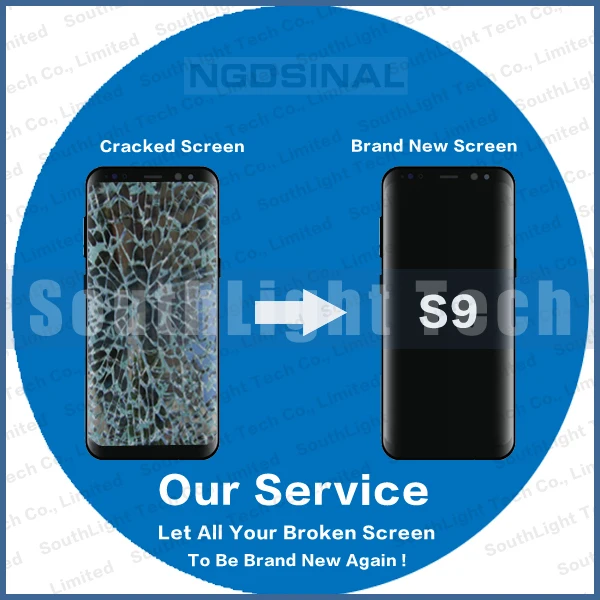 Обновление для Samsung Galaxy S9 Оригинальный сенсорный экран G960 дисплей сборная рамка