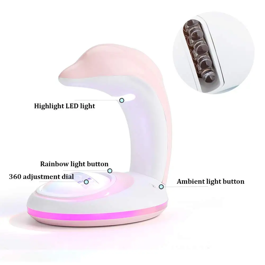 Rechargeable Rainbow Projector Led Colorful Night Light Romantic Sky Lamp Sleep Home Bedroom Decora | Лампы и освещение