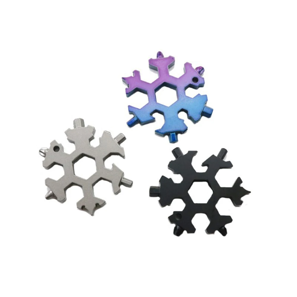 EDC инструмент Мультитул снежинка комбинация карт из нержавеющей стали отвертка