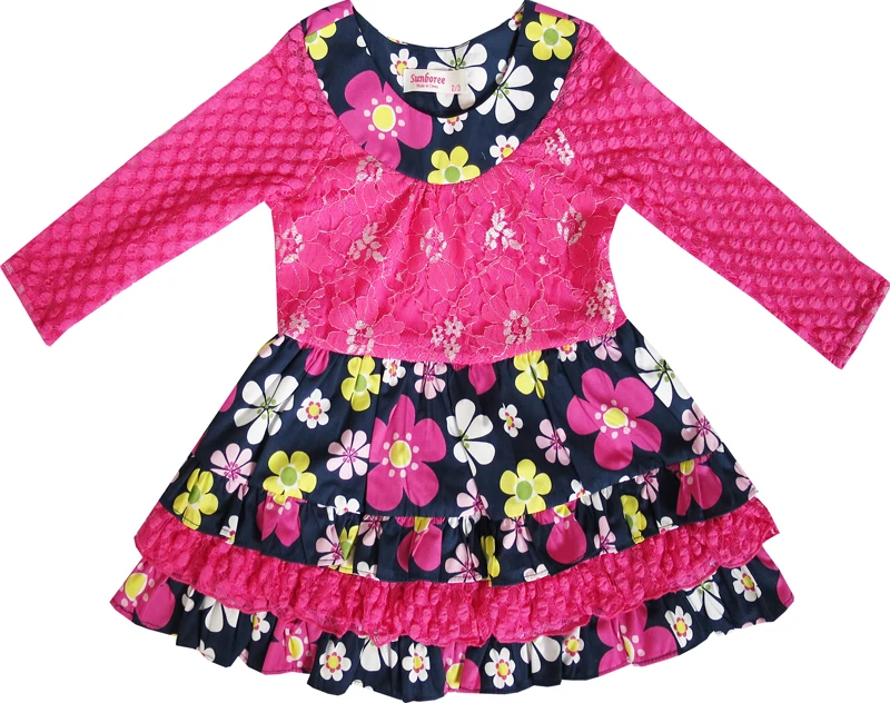 Sunny Fashion платья для девочек платье Девочки Комплект одежды 2 Печ Рубашка Legging