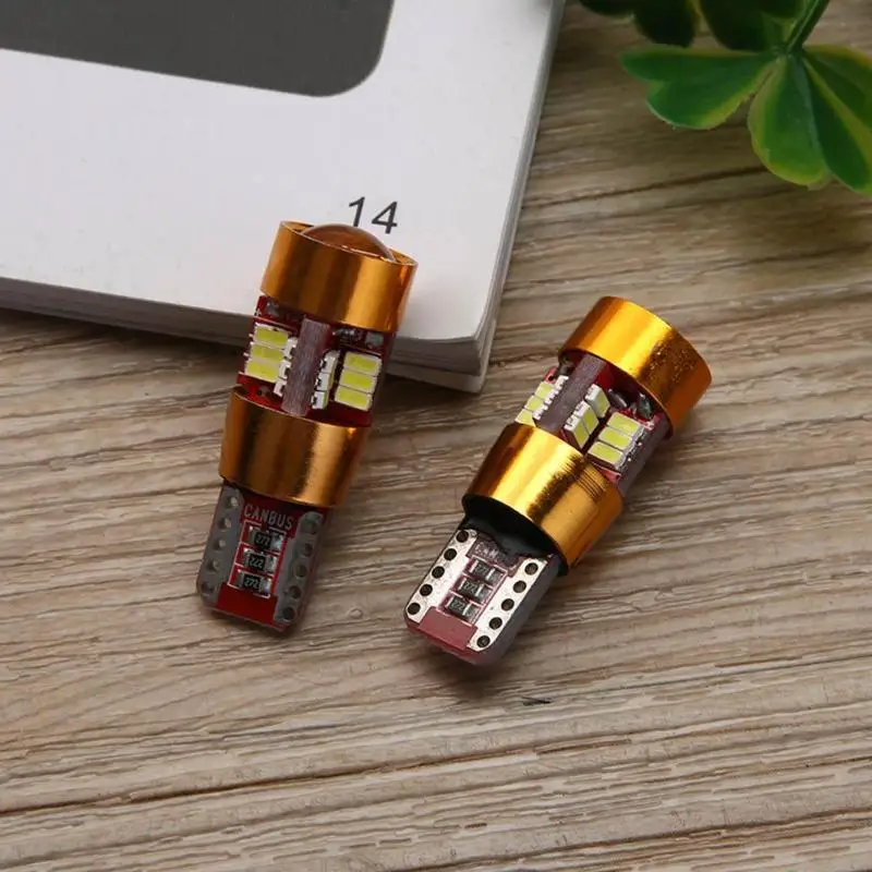 2 шт. T10 3014 27SMD белый светодиодный светильник ширина автомобиля лампа