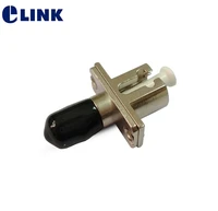 5pcs lc st fiber hybrid adapter female to male simplex ftth fiber optic connector upc sm mm coupler elink free shipping