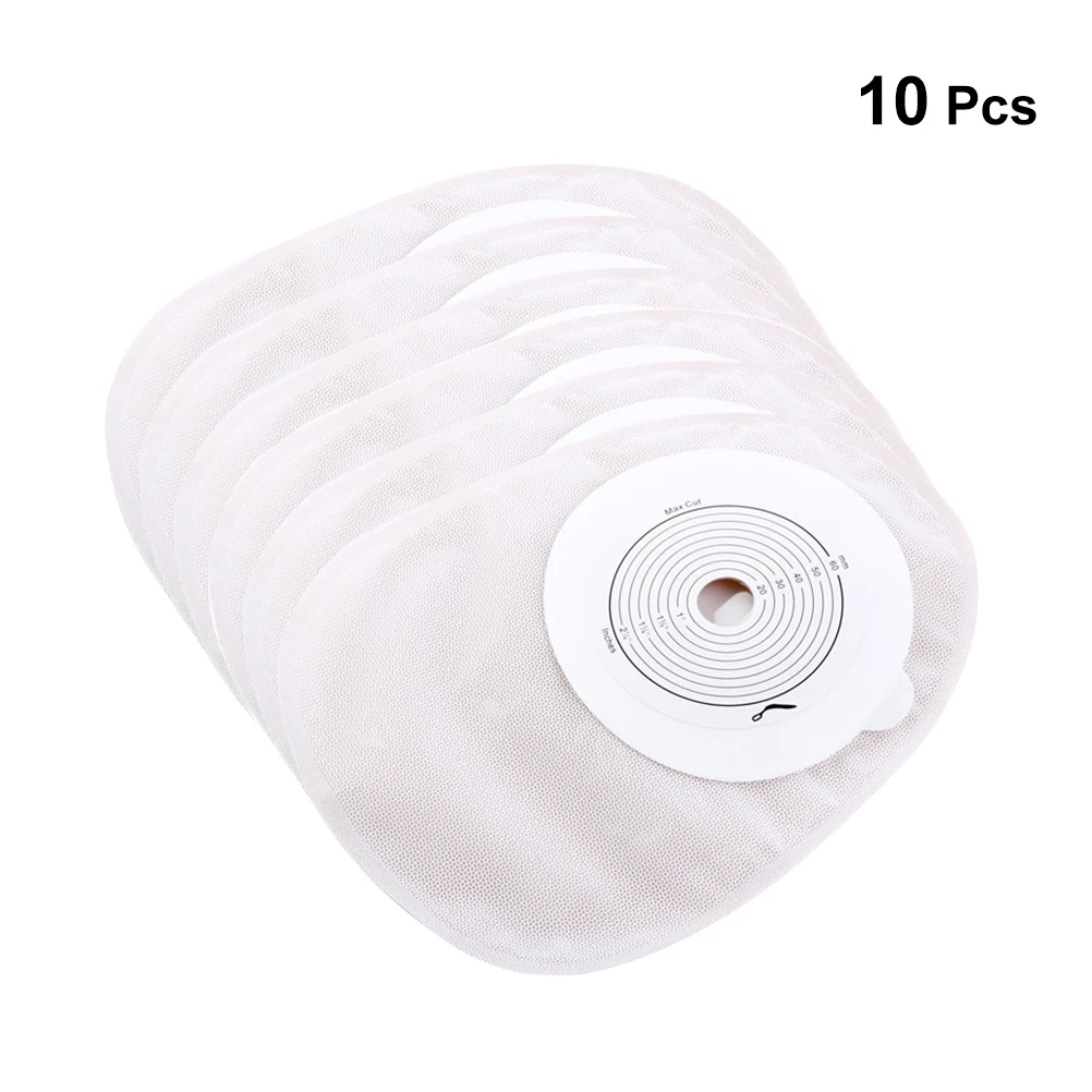 10 шт. закрытые одноразовые пакеты для слива Ostomy Colostomy Stoma Care Ileostomy|Товары женской