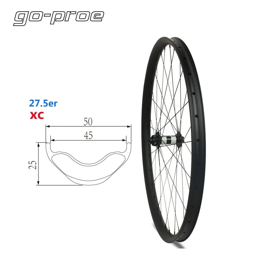 Go-proe DT Swiss 350 Серия 27 5 er 50*25 мм MTB Wheelset бескамерная готовая к 650B XC горный велосипед