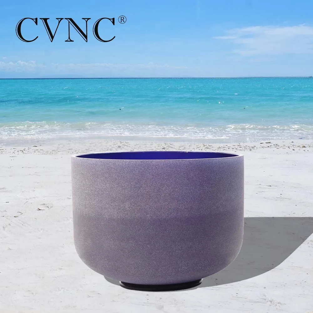 CVNC 8 &quotNote A # Pineal чакра Дизайн Матовый Кварцевый Поющая чаша бесплатная доставка