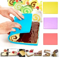 1 pcs swiss roll mats nonstick kitchen accessories cake rolls molds cake pad silicone baking rug mat pastry tools