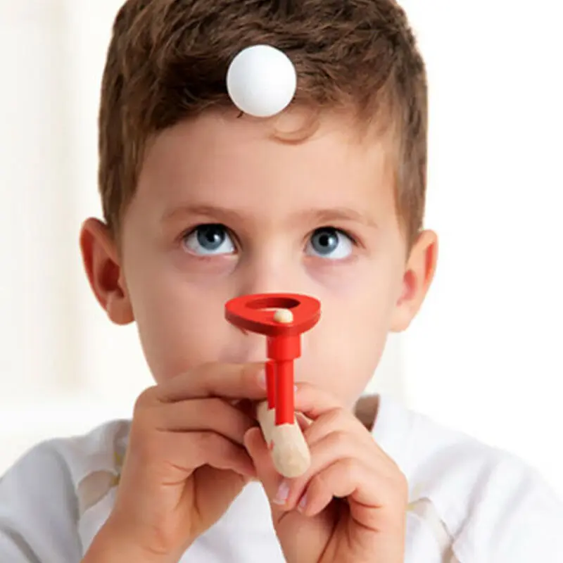 

Outdoor Sports Kids Toys for Children Magic Wooden Blowing Ball Educational Developing Balance Toy Funny Outdoor Games