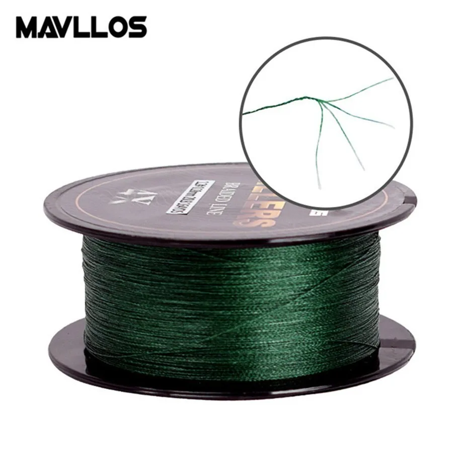 Mavllos Killer 220 м супер прочная рыболовная плетеная леска 10-80 фунтов/18-93 фунтов 4 и 8