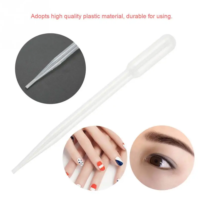 50 шт. 3 мл чистая одноразовая пипетка флакон капельница Пластик передачи