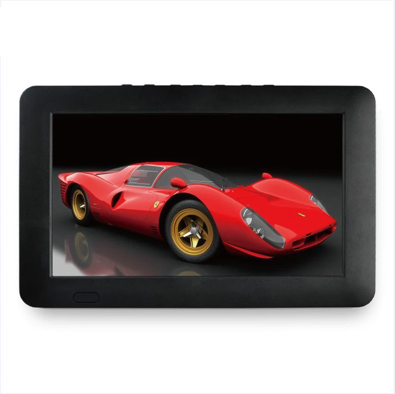 Портативный 9 дюймов 16:9 1080P TFT Led HD PVR DVBT2 DVBT ISDB цифровой и аналоговый ТВ Поддержка USB