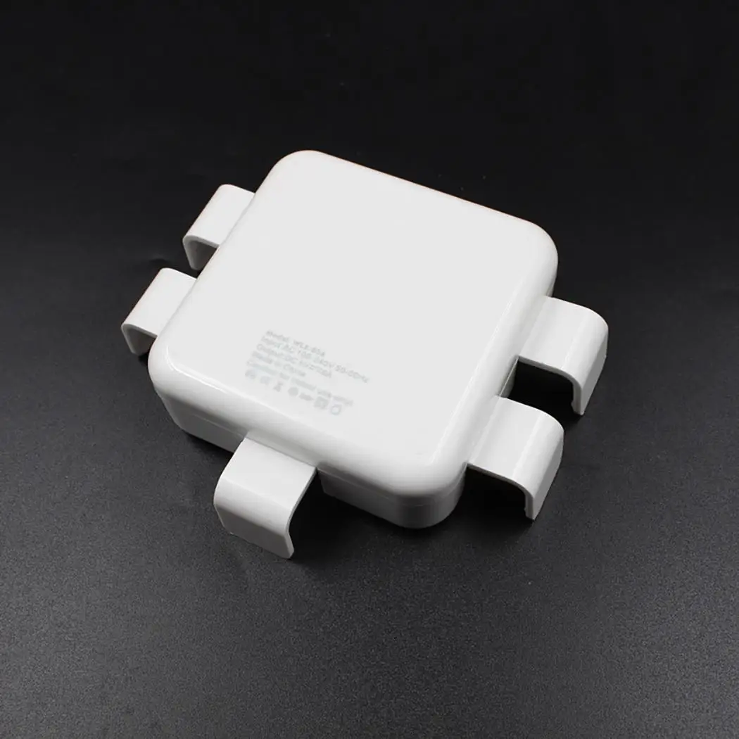 Прочный Портативный 5 Порты и разъёмы USB Зарядное устройство Smart Мощность кабель