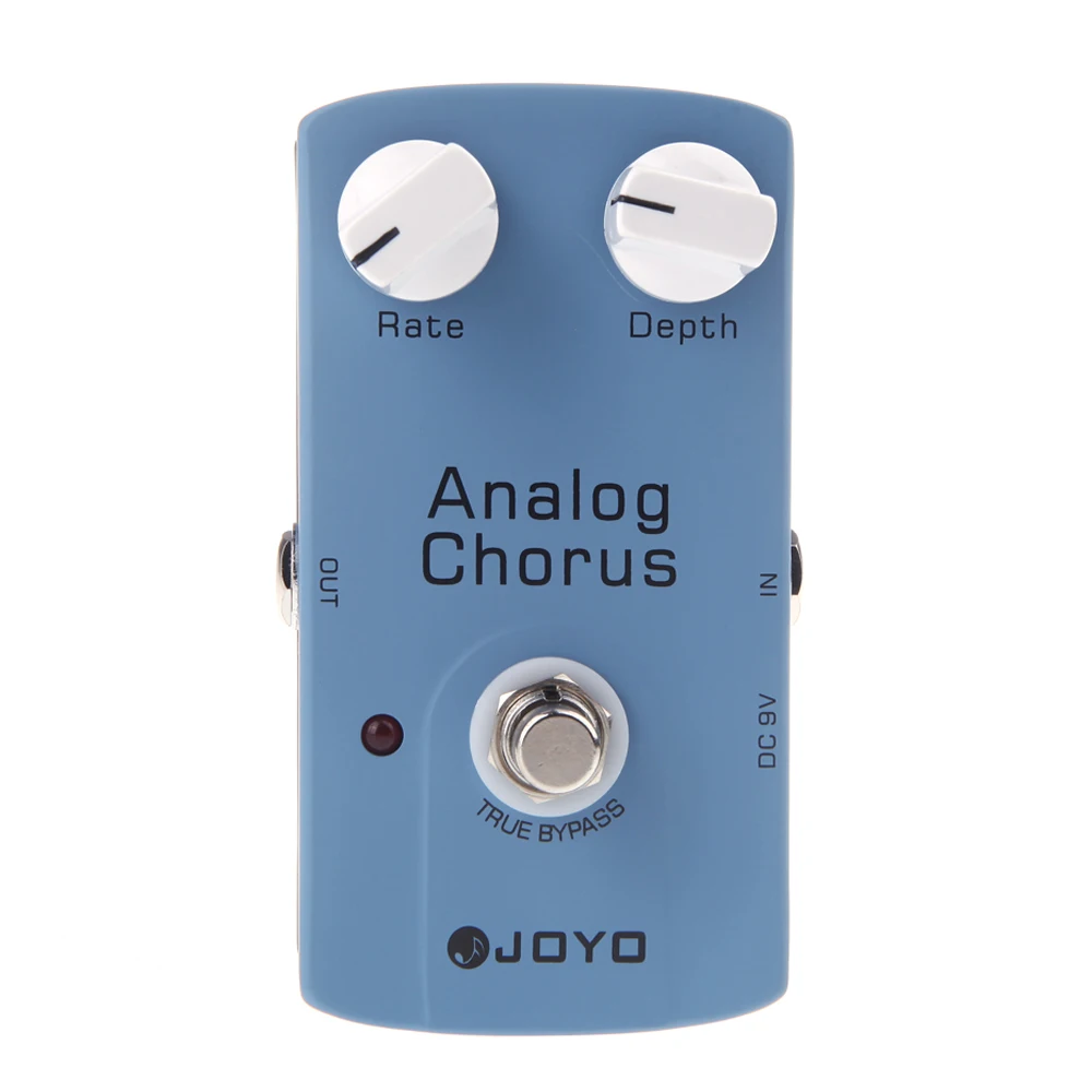 JOYO JF 37 аналоговый Хор электрогитара педаль с истинным обход гитарные части и