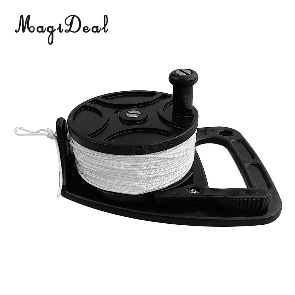 Multi Purpose Scuba Diving Diver Dive Reel with Handle Thumb Stopper 150ft Line Gear Equipment | Спорт и развлечения