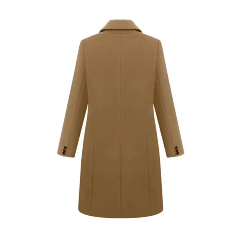 Winter Lapel Wool Coat Trench Jacket Long Parka Overcoat Casual Outwear Abrigos Mujer Invierno Large Size 5XL | Женская одежда