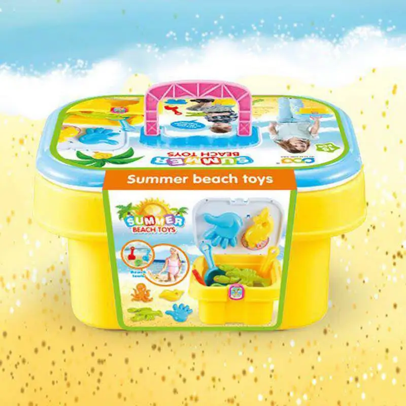Baby Summer Sand Digger Scoop Claw Beach Toy Set with Bucket Shovels Rakes Molds Funny Toys for Children Kids | Игрушки и хобби