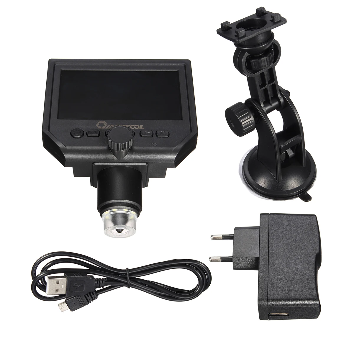 Mustool G600 цифровой Портативный 1 600X 3.6MP микроскоп непрерывное Лупа с 4 3 дюймовым HD
