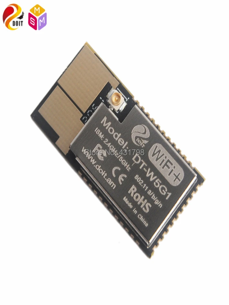 Doit AIoT SoC DT W5G1 5G wifi модуль 2 4g/5g двухчастотный с антенным интерфейсом Беспроводная