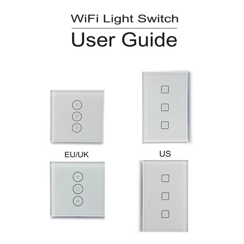 Wi Fi светодиодный диммер переключатель 220V 110V затемнения Панель коммутатор