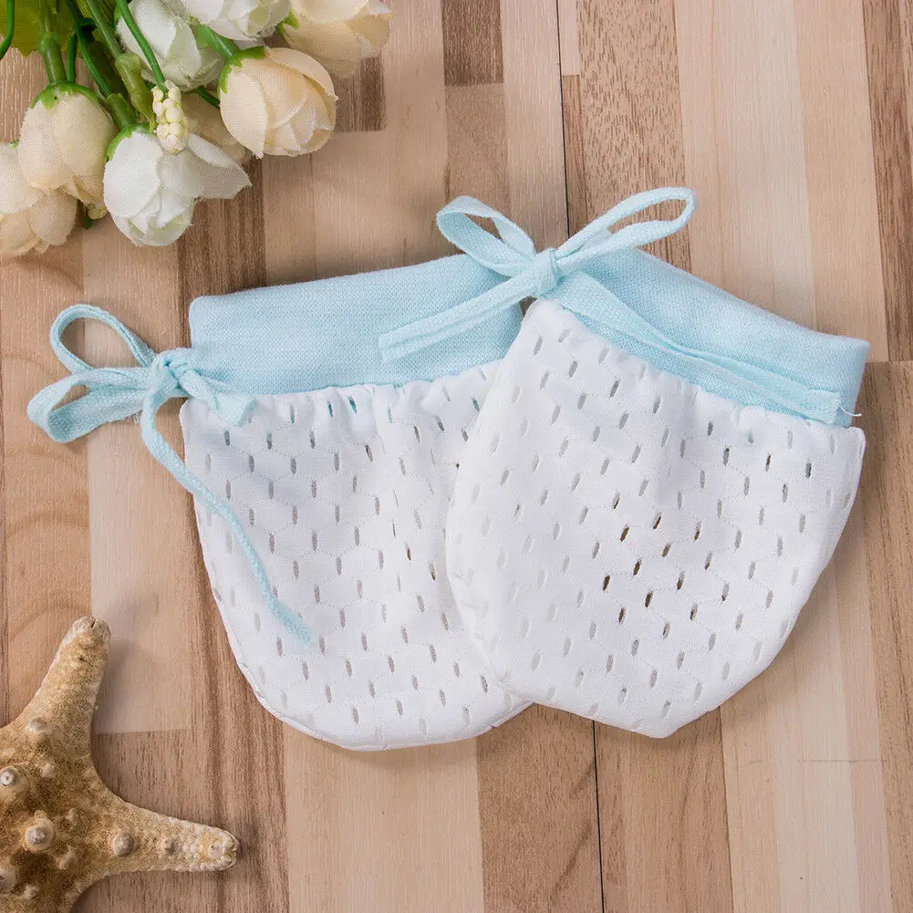 Детские перчатки Pudcoco детские против царапин для новорожденных защиты лица