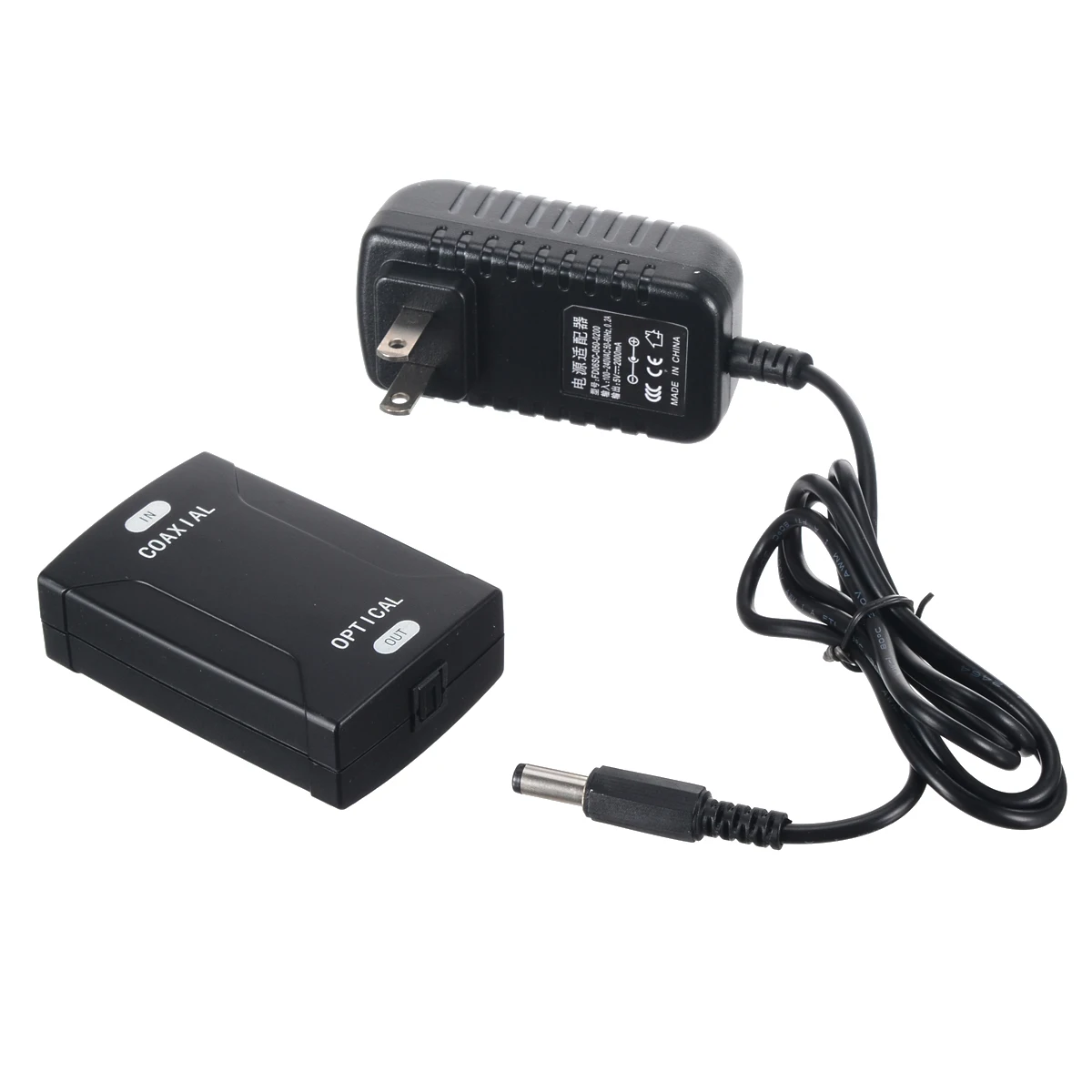Coax Коаксиальный RCA в оптический Toslink SPDIF цифровой аудио преобразователь сигнала