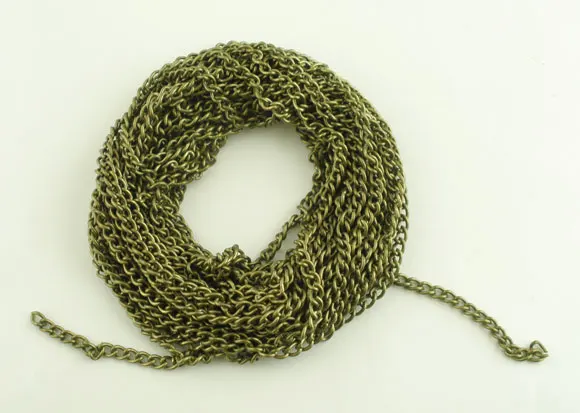 

Lovely 5M Bronze Tone Curb Chains Findings 3x4.8mm (B02481)