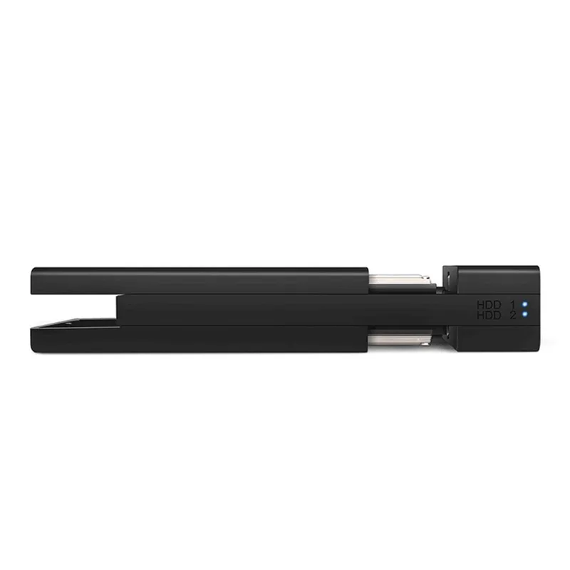 Быстрая скорость 2 отсека USB3.0 HDD корпус двойной 5 дюймовый жесткий диск Raid для