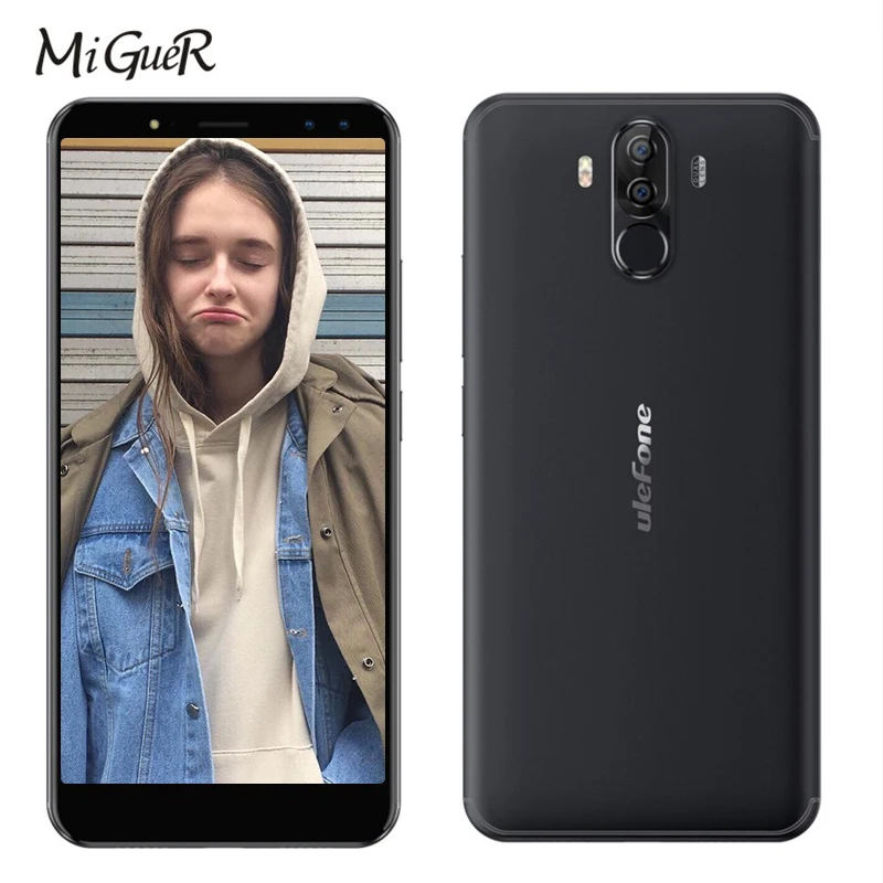 Смартфон Ulefone Power 3S Face ID с 6 0 дюймовым дисплеем восьмиядерным процессором MTK6763 ОЗУ 4