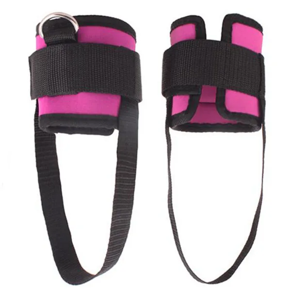 Gym Fitness Exercise Resistance Band Ankle Straps Cuff Edging Pedals Buckles Leg Training Strap Equipment | Спорт и развлечения