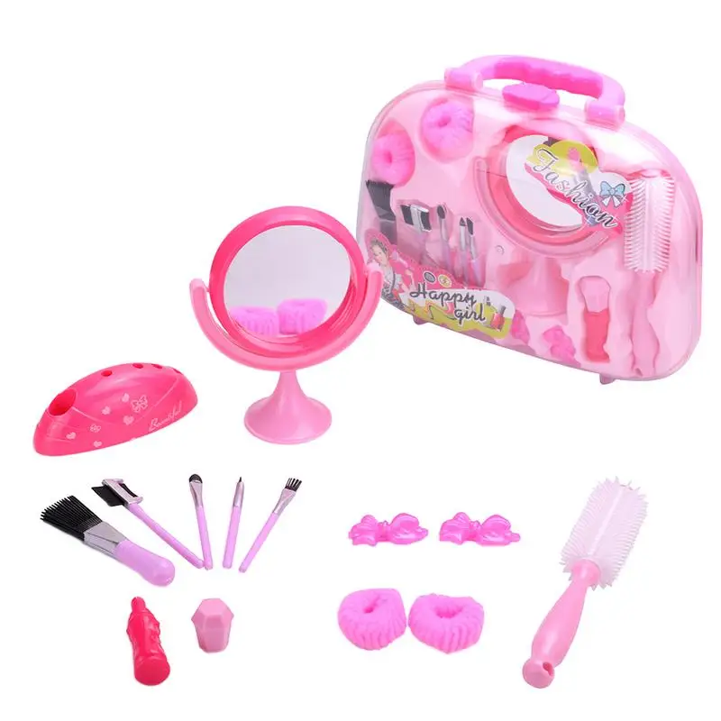 Girl Accessories Play House Makeup Toy Set Suitcase Child Beauty Salon Girls Pretend Toys Gift For Little | Игрушки и хобби