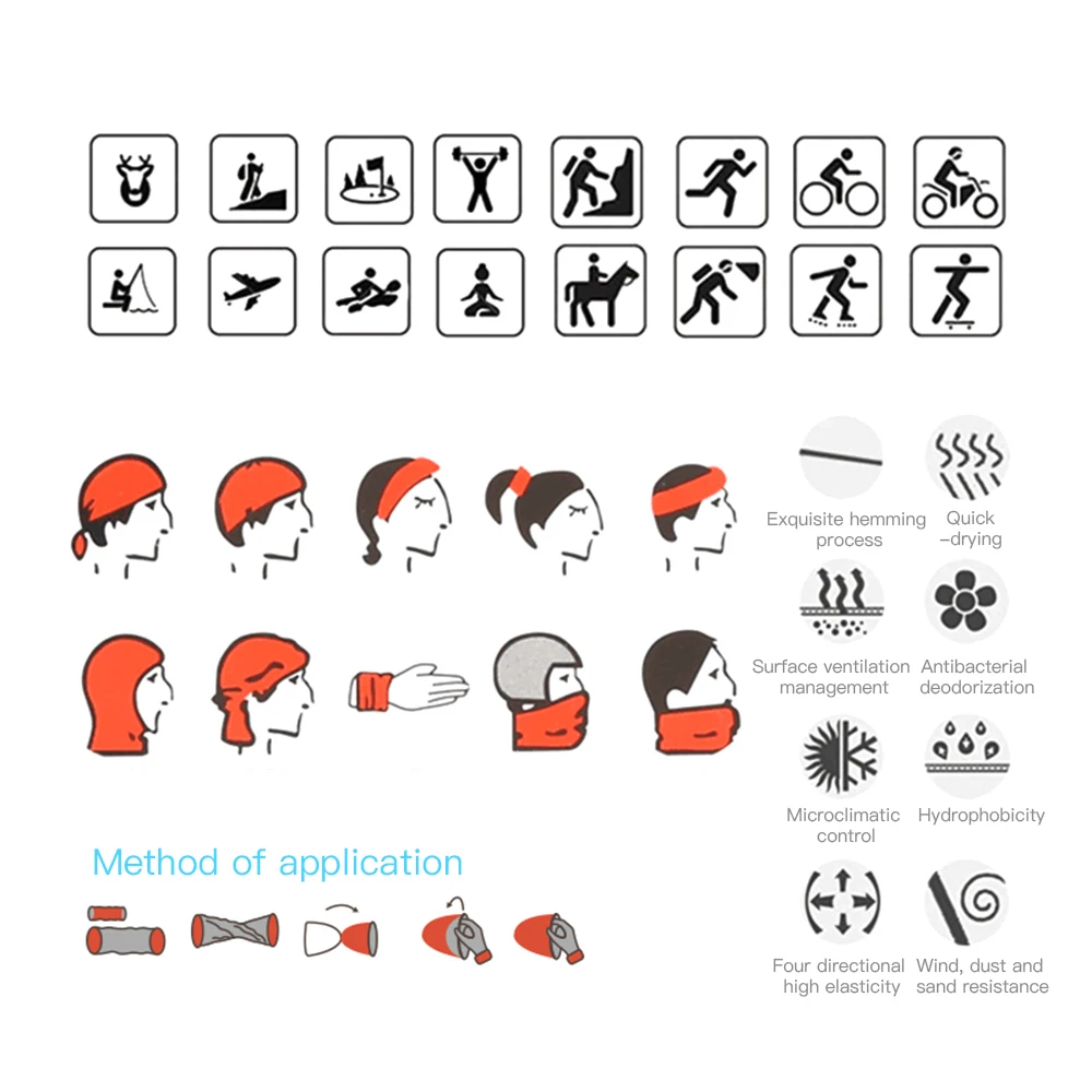 Крутая маска шарф для Хэллоуина с роботом скелетом повязка на голову Джокера