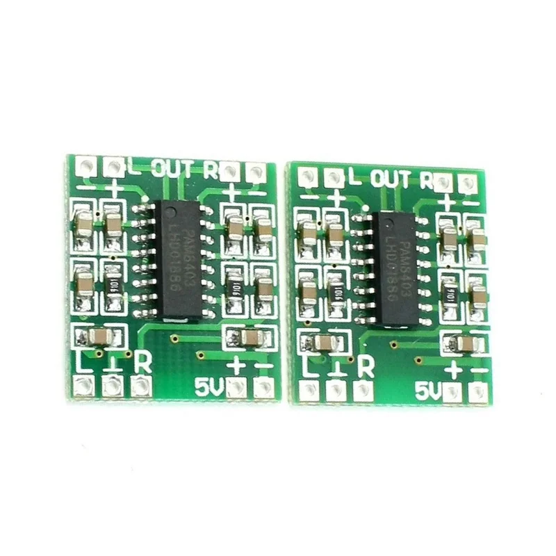 Супер Мини PAM8403 2*3 Вт D Класс цифровой усилитель доска 2 5-5 в USB мощность зеленый +